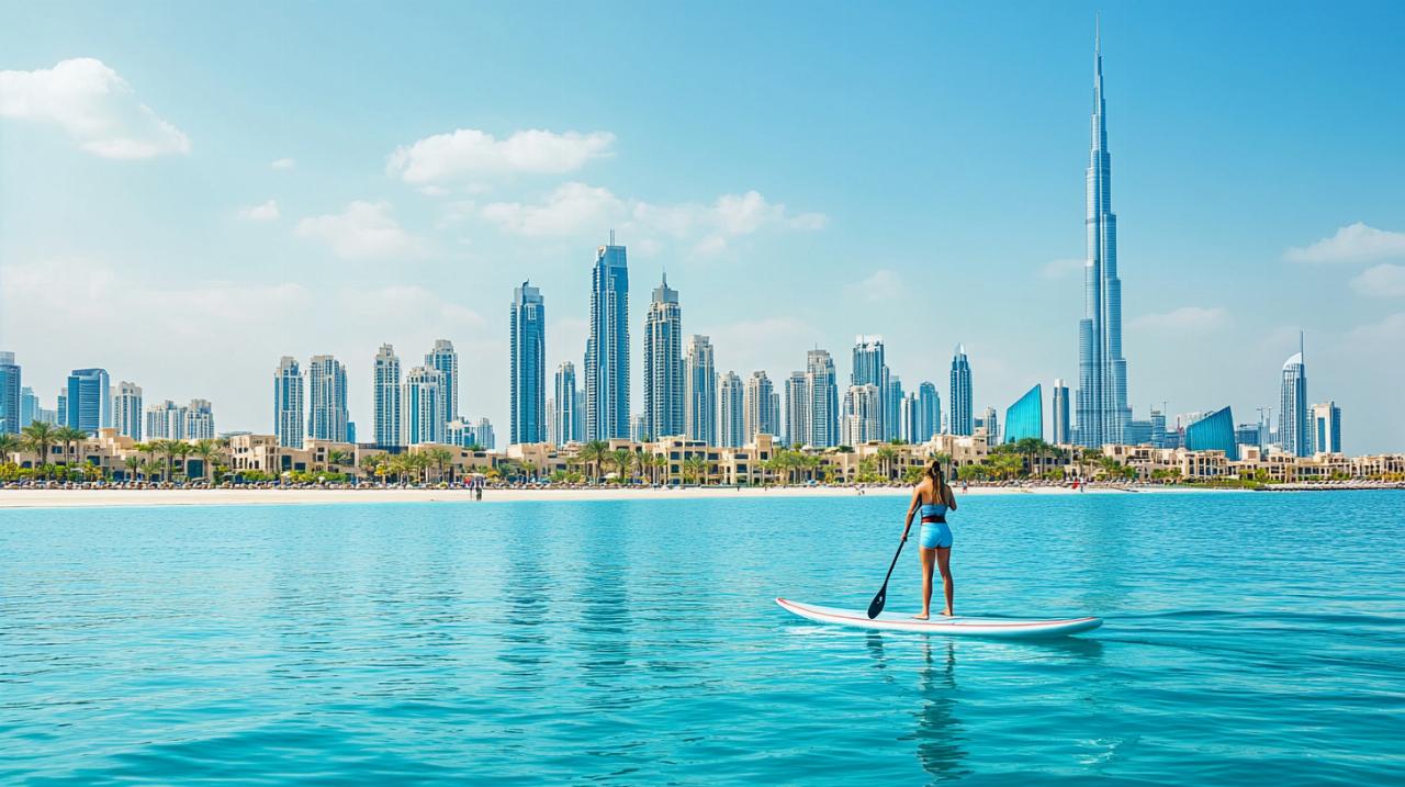 Explorer les eaux de Dubaï en stand-up paddle, une expérience unique